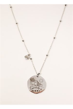 Necklace with Piazzetta di Capri engraving Capritaly gioielli | COLLANAINCISIONEFARAGLIONI
